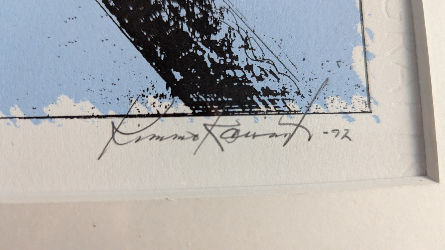 Kimmo Kaivanto - Metsä (Signeerattu Litografia, 1992)