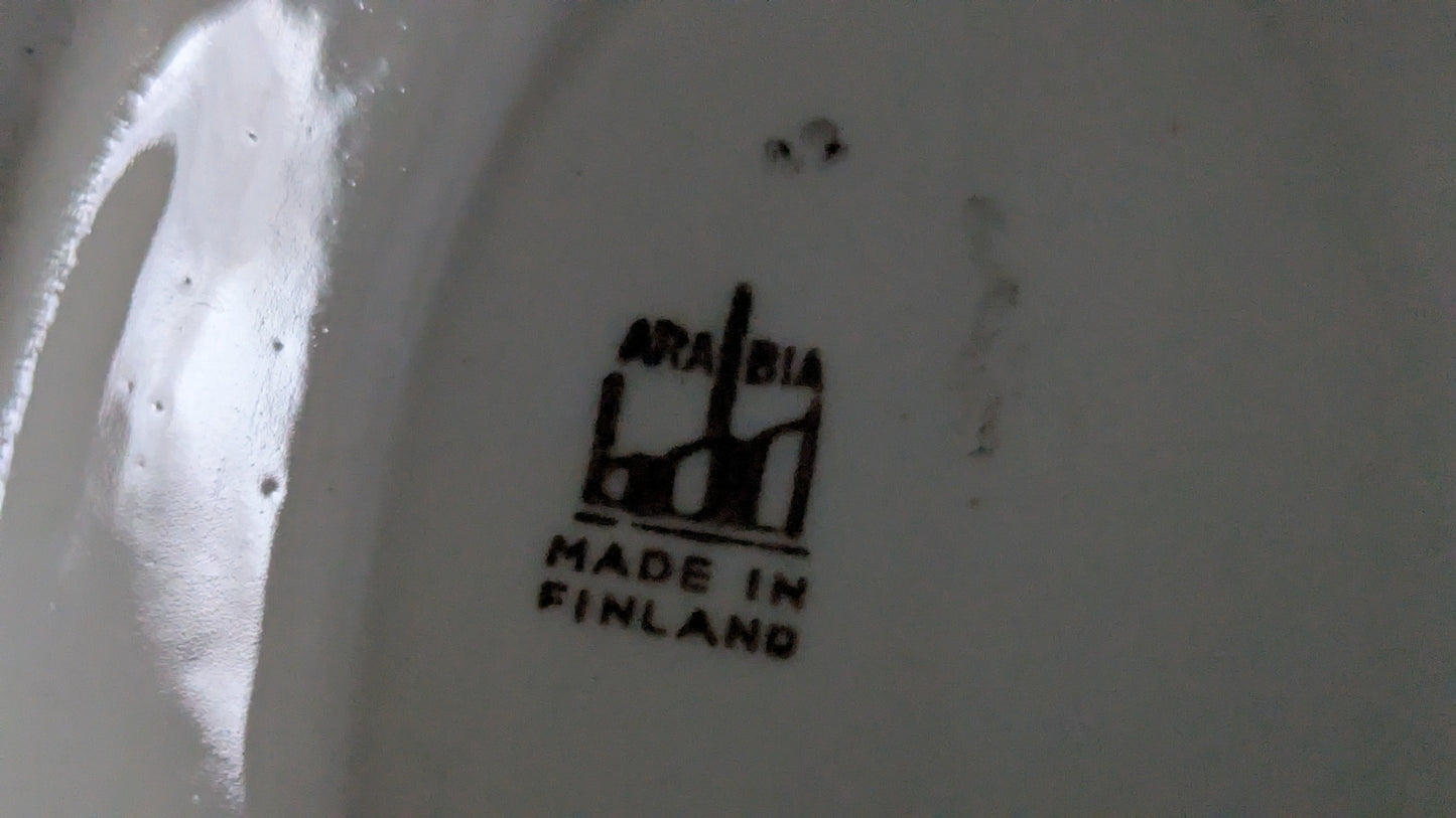 Arabia Kesäkukka Kastikekannu / Kastikekulho (1938-1946)