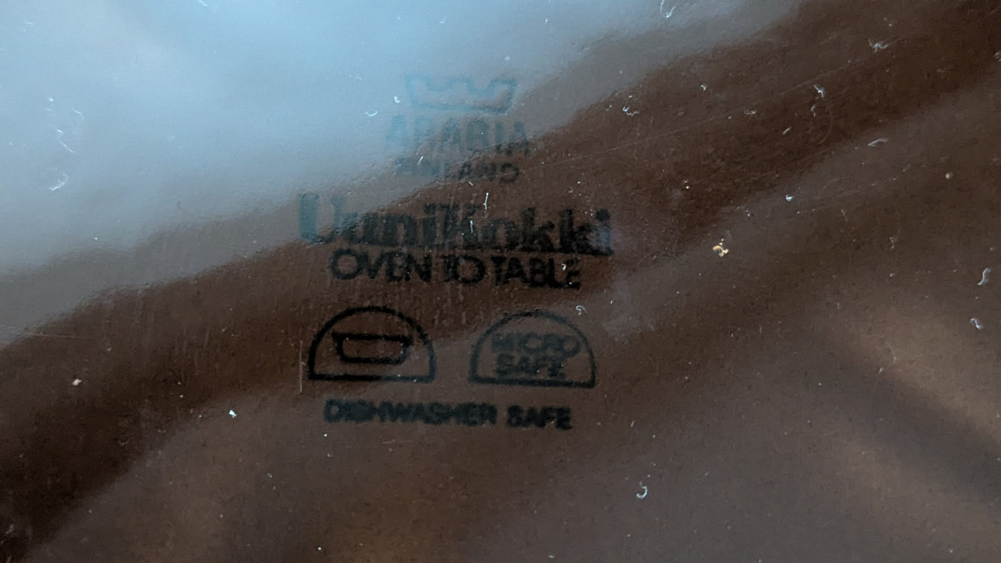 Arabia Uunikokki Vuoka / Uunivuoka (1979, Tapio Yli-Viikari)