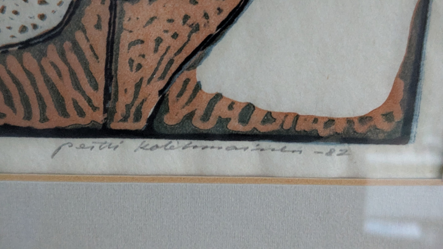 Pertti Kolehmainen - Olematon Olotila (Signeerattu Grafiikka 1982)