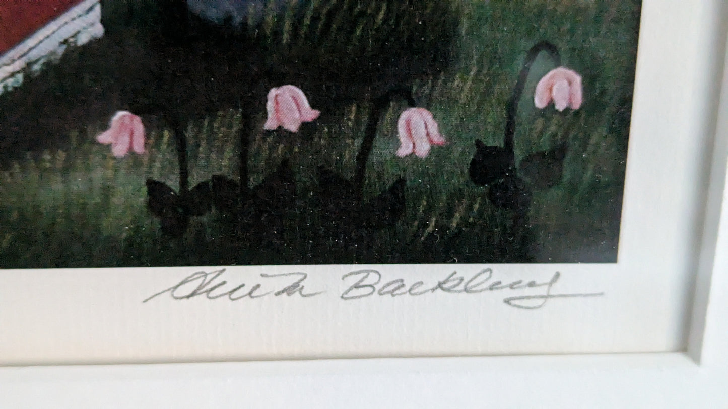 Anita Backlund - Neidon Uni (Signeerattu Grafiikka)