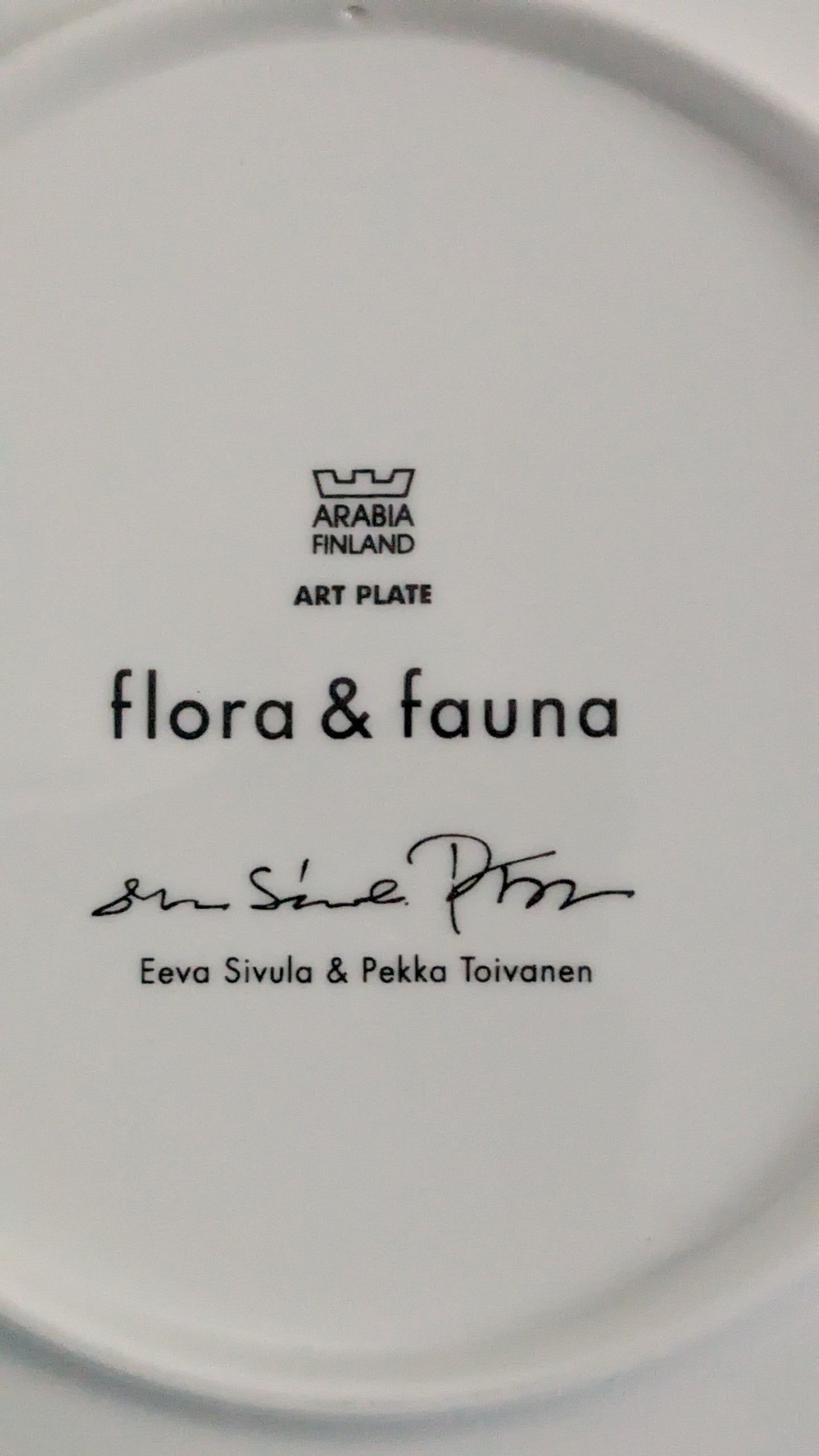 Arabia Flora & Fauna Vuosilautanen / Seinälautanen 2004