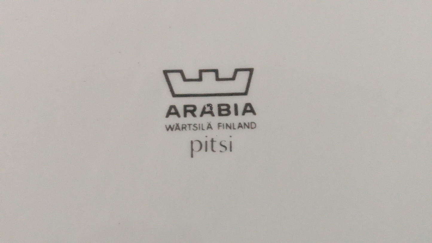 Arabia Pitsi Tarjoilulautanen (26cm, 1967-1974, Raija Uosikkinen)