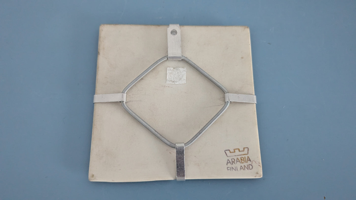 Arabia Matto Tuulettuu Seinälaatta (1984, Heljä Liukko-Sundström)