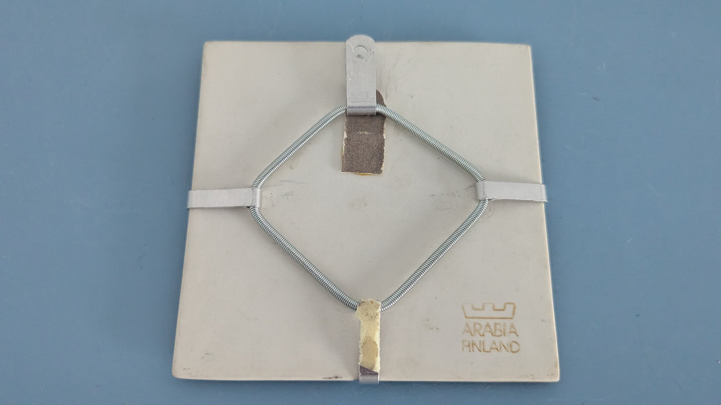 Arabia Nalle Seinälaatta (1986, Heljä Liukko-Sundström)