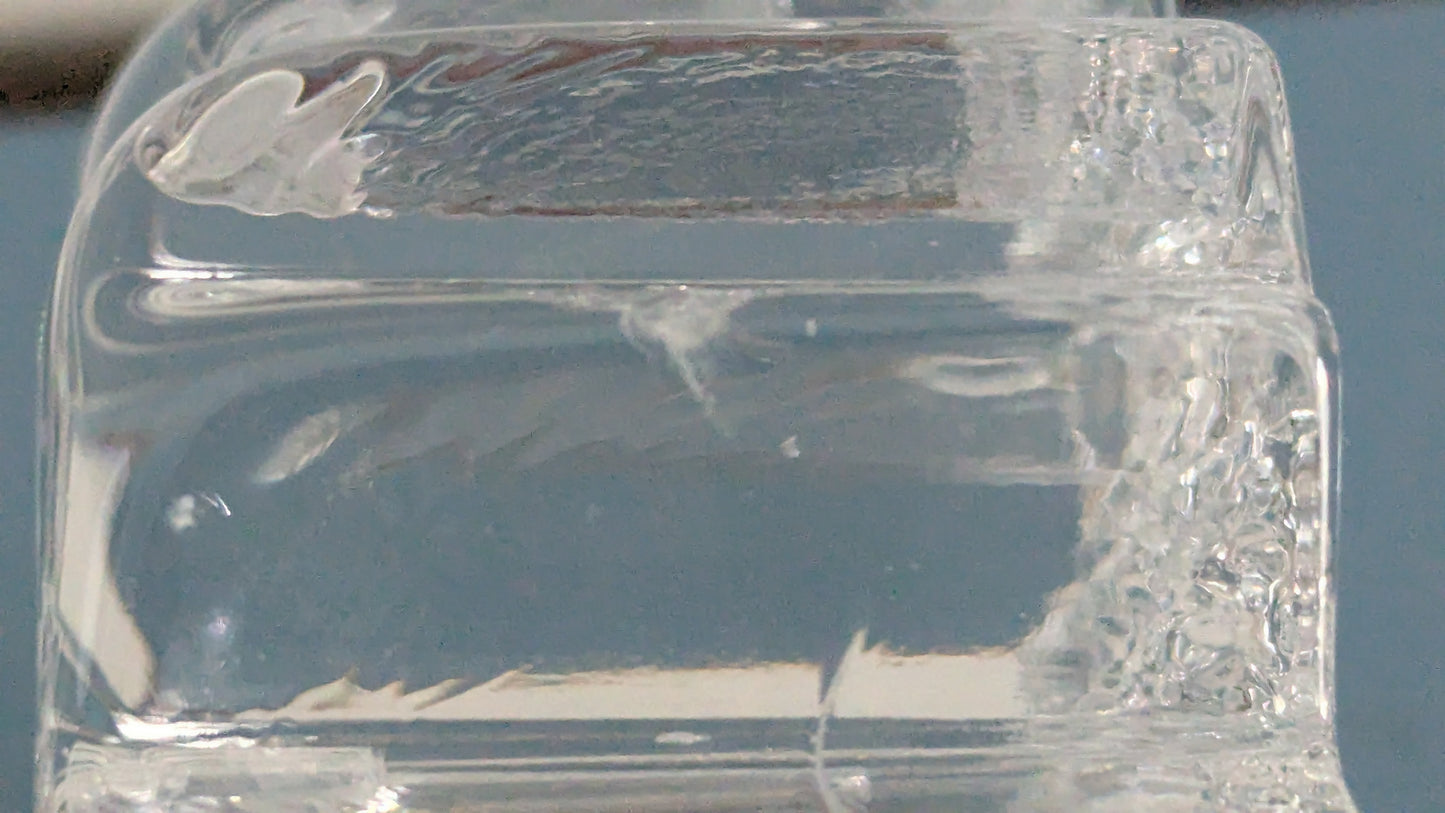 Hadeland - Nautilus Kristallinen Kynttilänjalka (1970-luku, Willy Johansson)