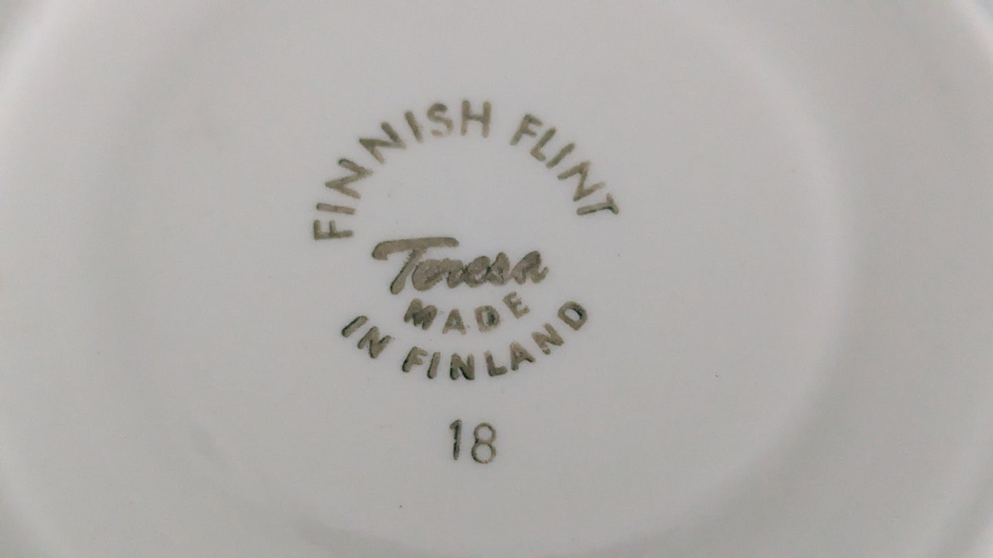 Arabia Teresa Kahviastiasto Kuudelle Hengelle (12-osaa, 1970-luvun Alku)