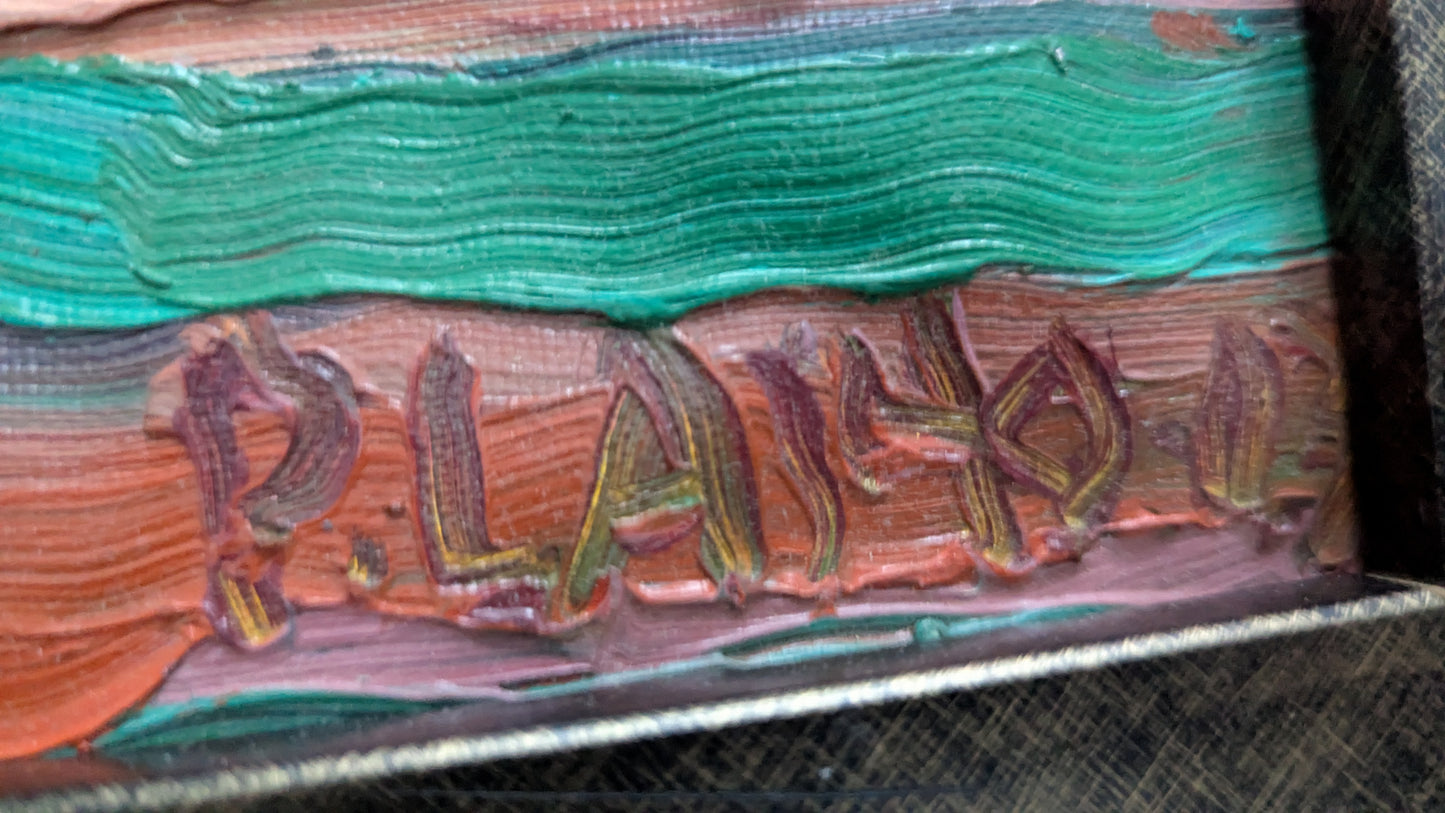 Pekka Laiho - Signeerattu Öljyvärimaalaus (2003)