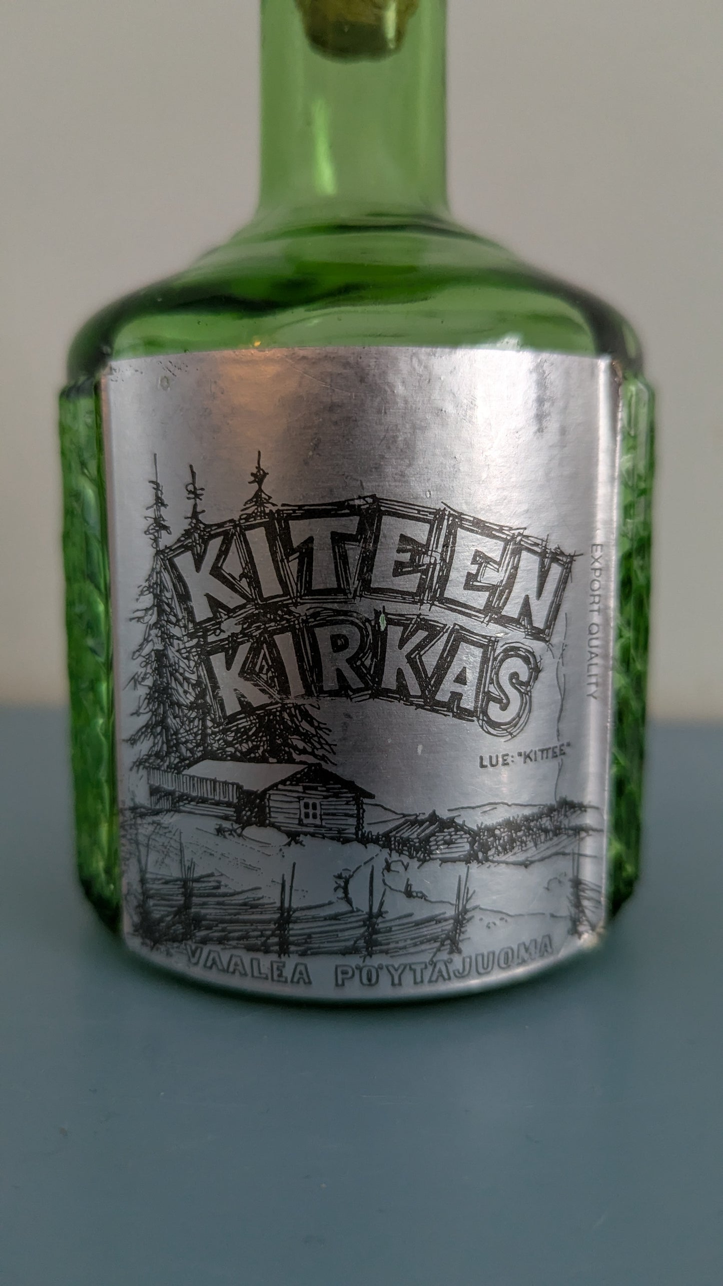Riihimäen Lasi Flindari Pullo (1964-1968, Kiteen Kirkas, Nanny Still)