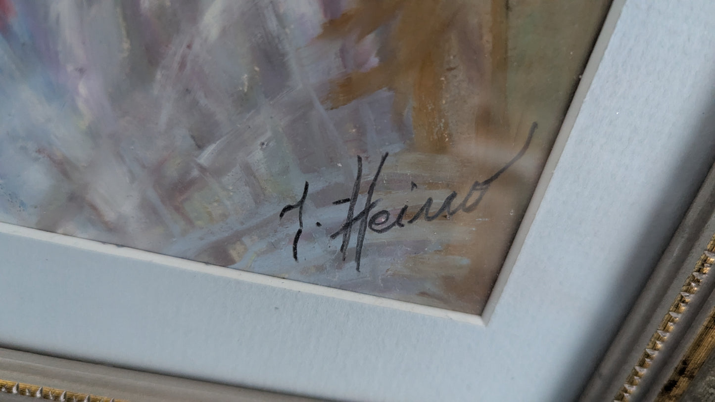 Jukka Heino - Signeerattu Pastellimaalaus