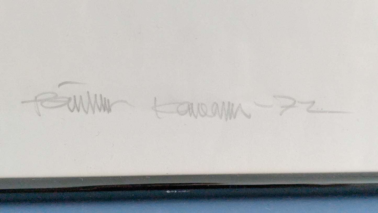 Raimo Kanerva - Kahvitauko (Signeerattu Serigrafia 1972)