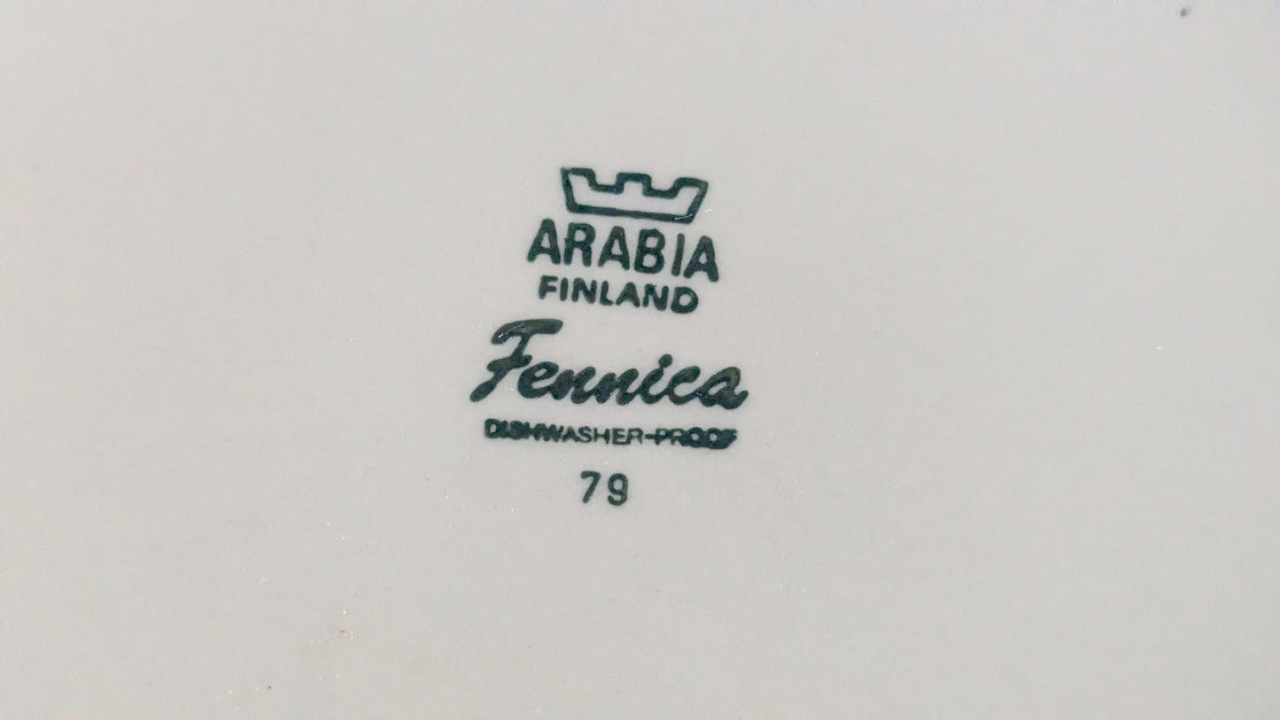 Arabia Fennica Ruokalautanen (5kpl, 1979-1985, Richard Lindh)