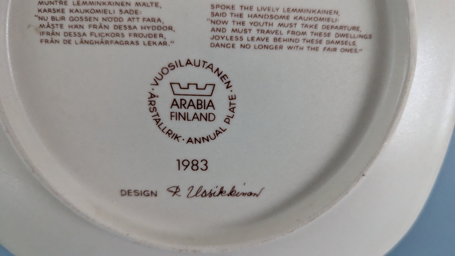Arabia Kalevala Vuosilautanen 1983 (Raija Uosikkinen)