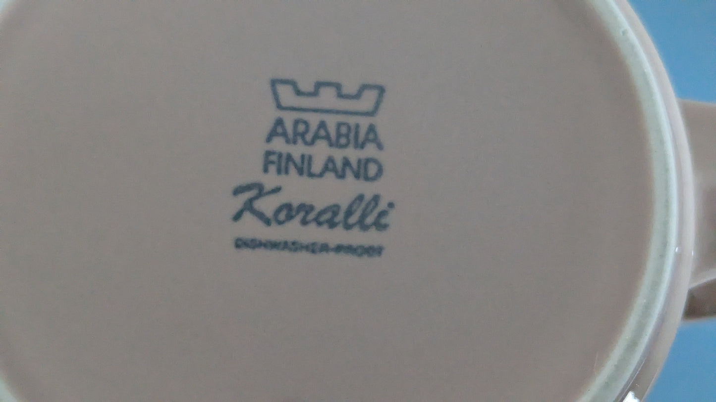 Arabia Koralli Kannu (1983-1987, Raija Uosikkinen)