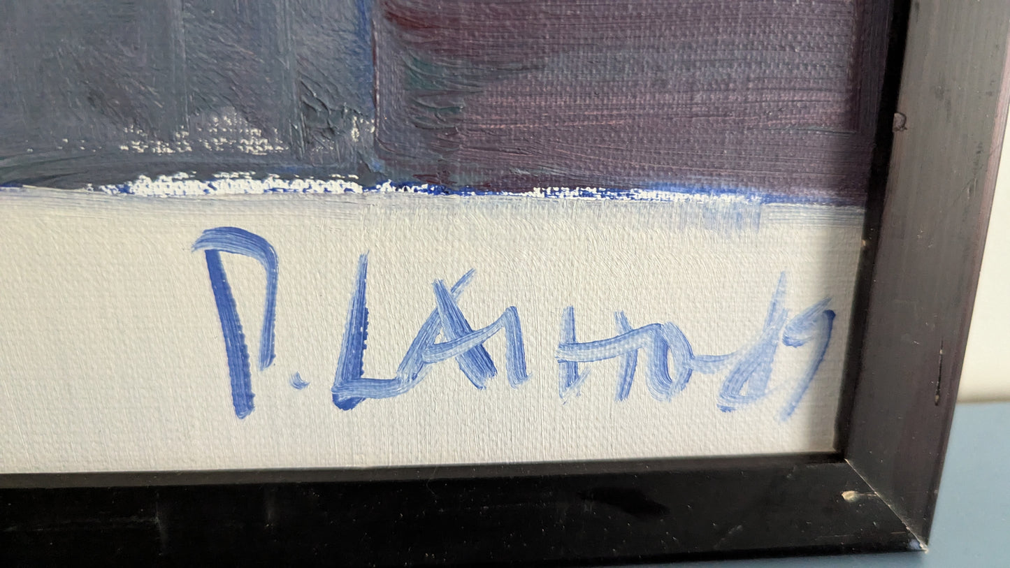 Pekka Laiho - Signeerattu Öljyvärimaalaus (1989)
