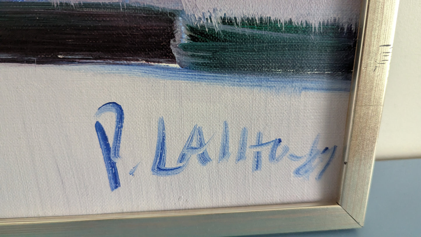 Pekka Laiho - Signeerattu Öljyvärimaalaus (1989)