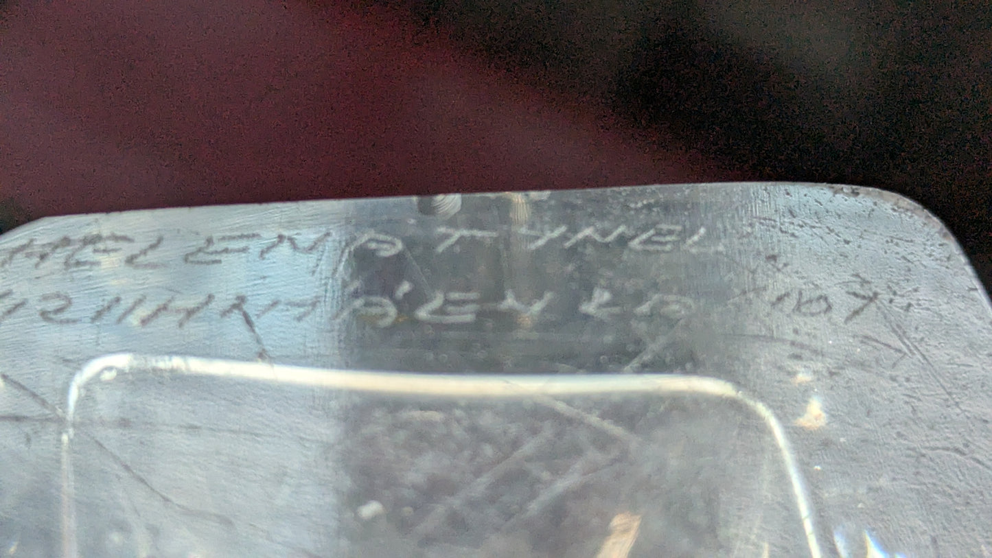 Riihimäen Lasi Paalutalo Maljakko (ISO, 1968-1972, Signeerattu, Helena Tynell)