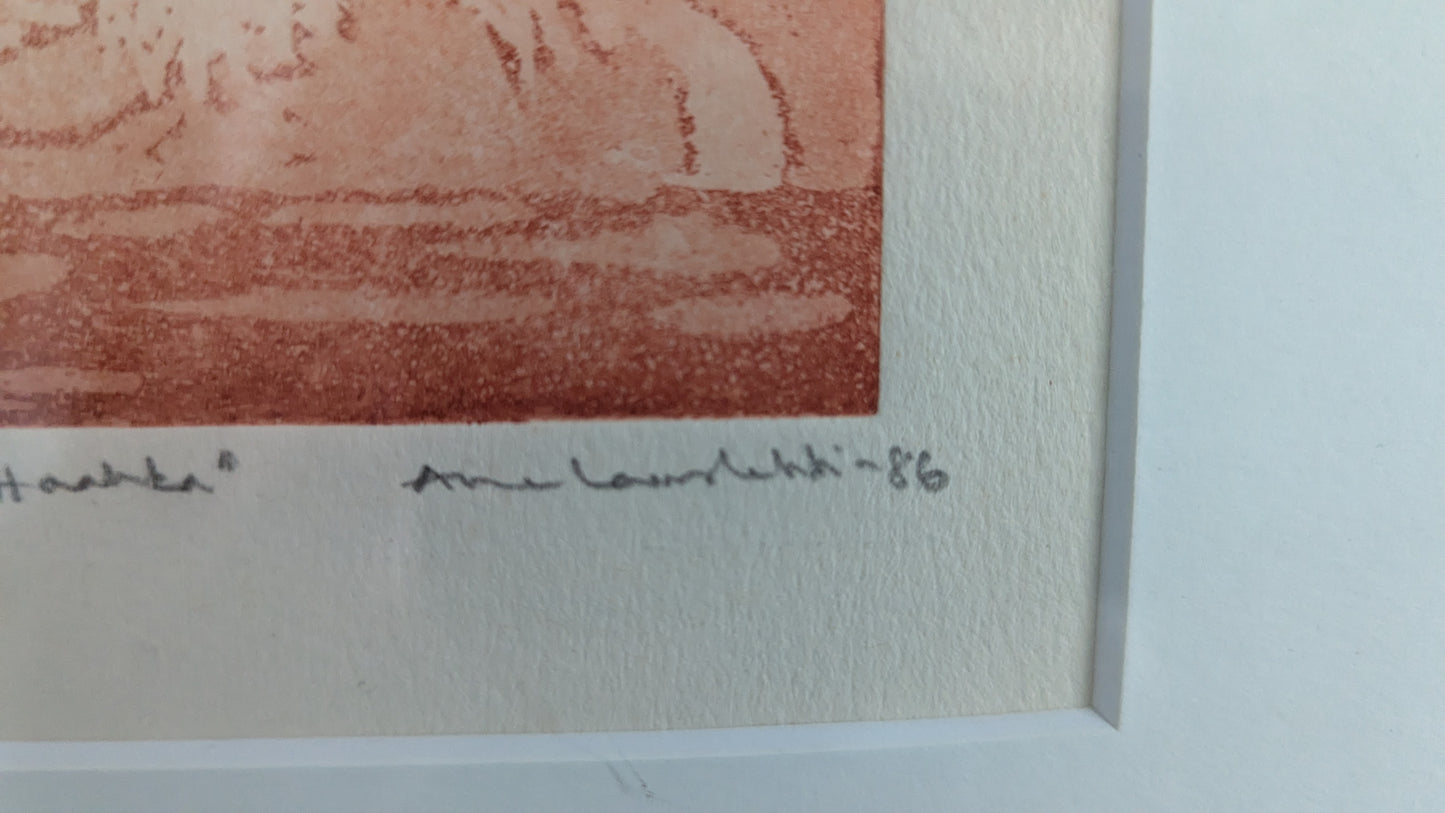 Haahka (Signeerattu Numeroitu Grafiikka 1986)