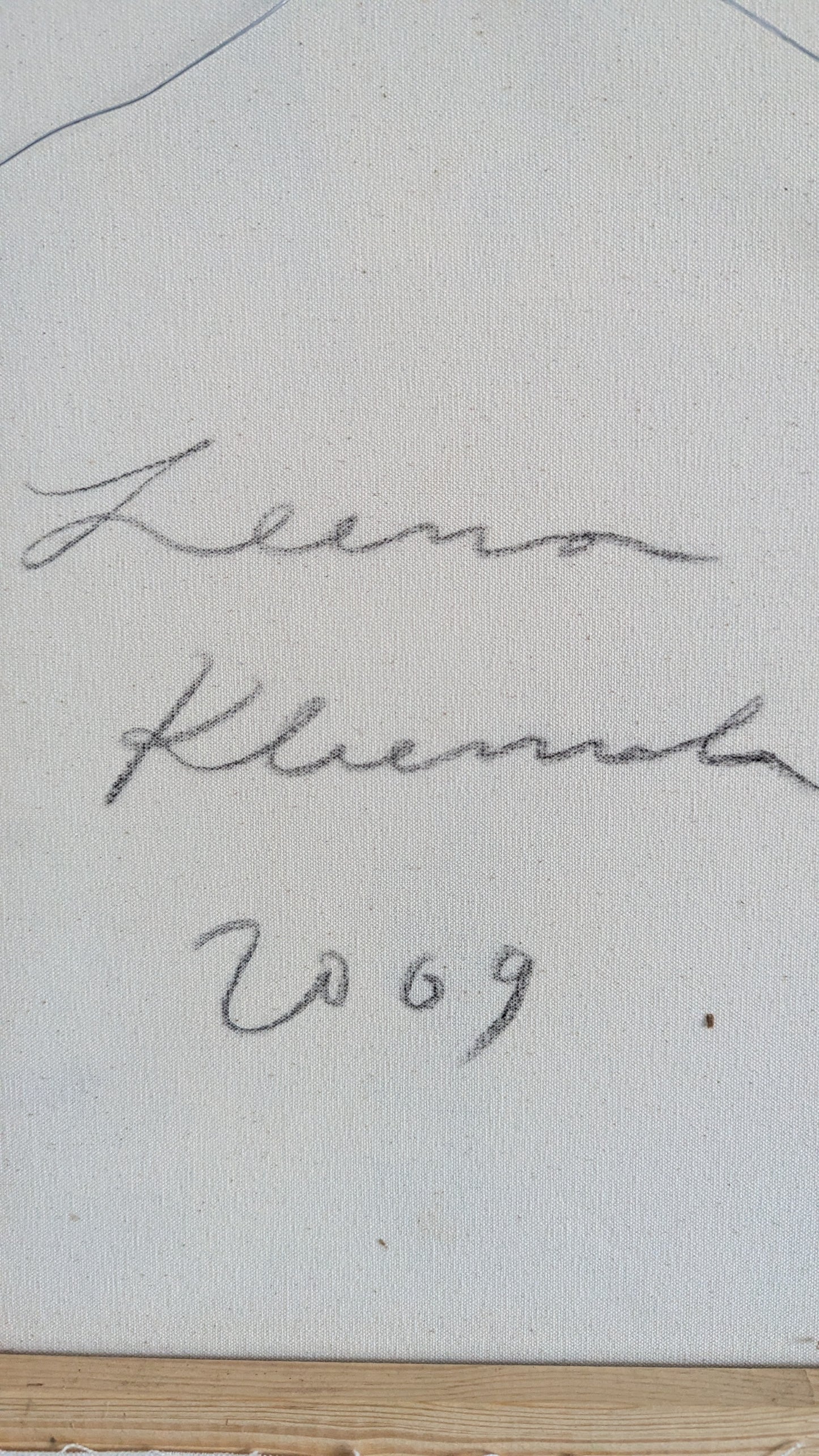 Leena Klemola - Signeerattu Öljyvärimaalaus (2009)