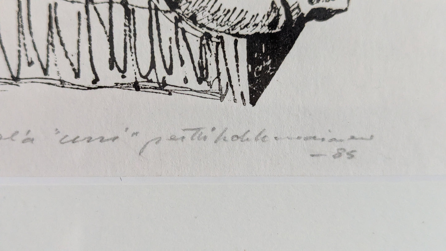 Pertti Kolehmainen - Uni (Signeerattu Grafiikka 1985)