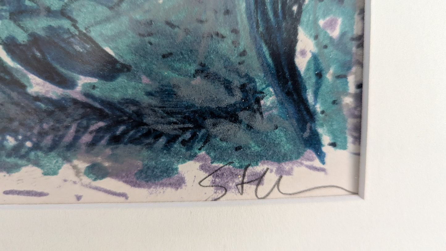 Sirpa-Helena Viljanen - Kala (Signeerattu Grafiikka)