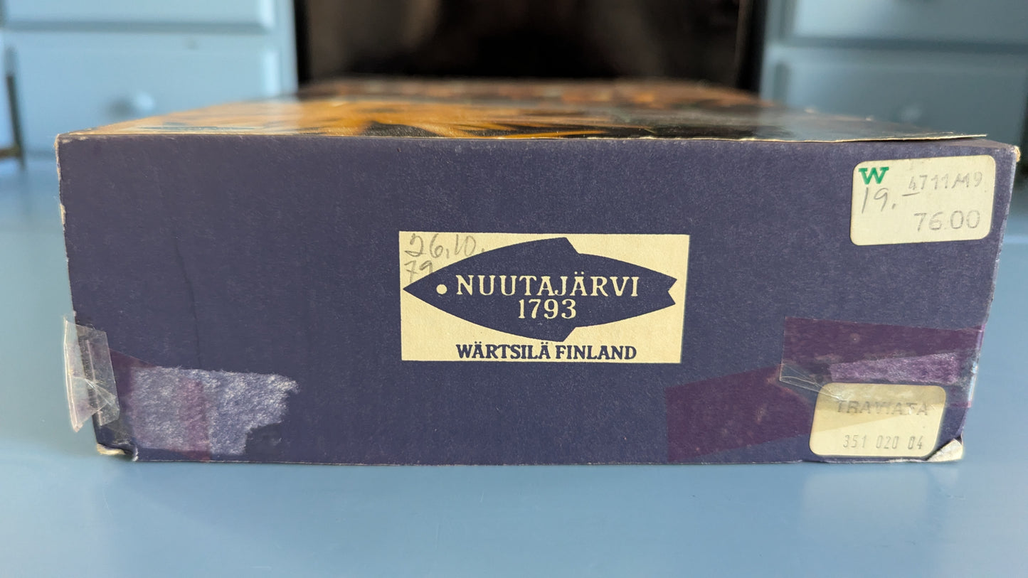 Nuutajärvi Traviata Viinilasi (4kpl, 1958-1990, Saara Hopea, Alk. Pakkauksessa)