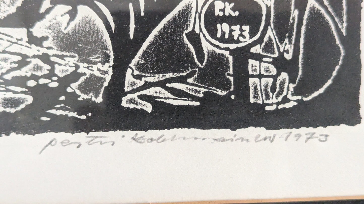 Pertti Kolehmainen - Signeerattu Grafiikka (1973)