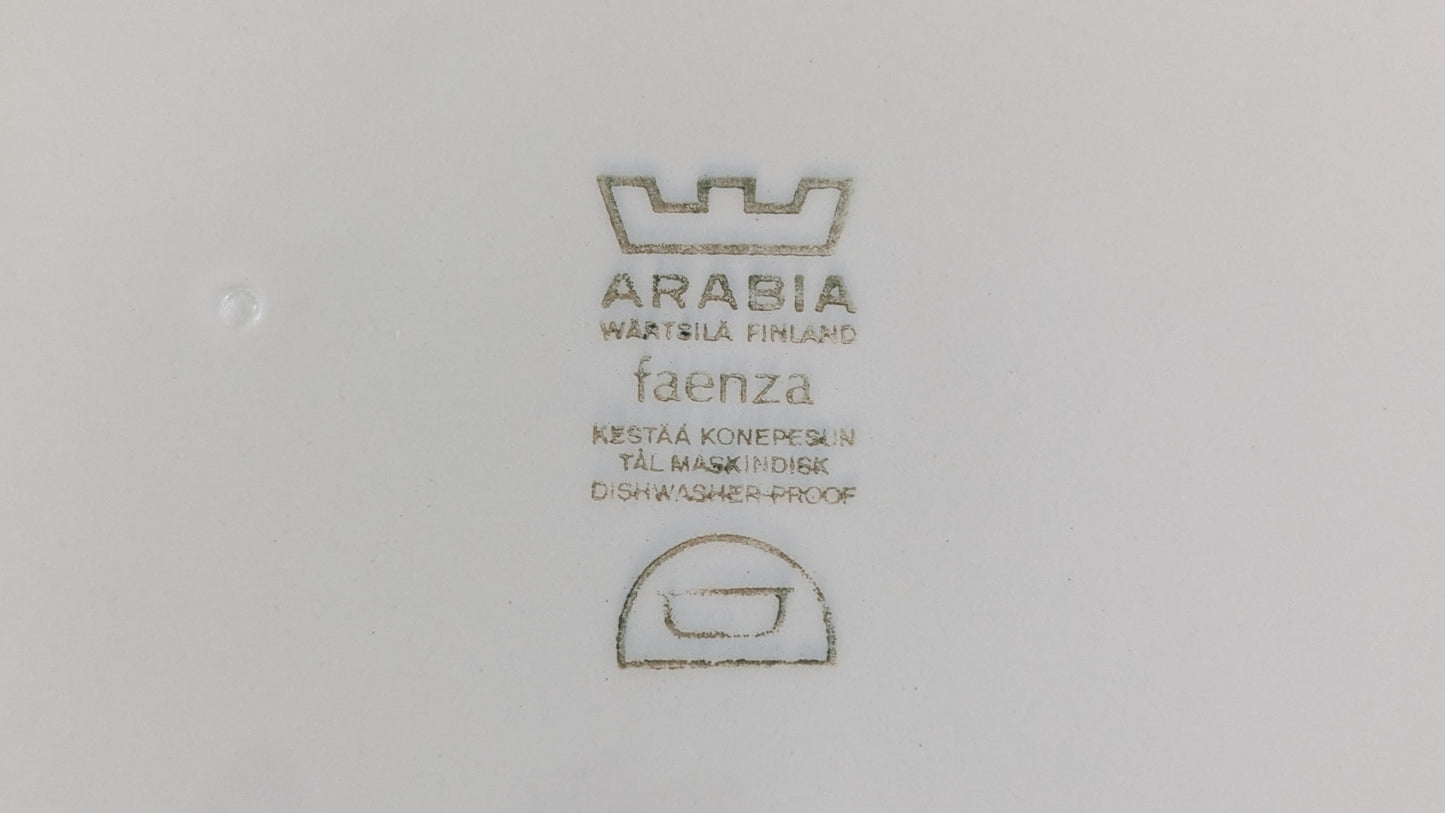Arabia Faenza Tarjoilulautanen (1973-1979, Peter Winquist)