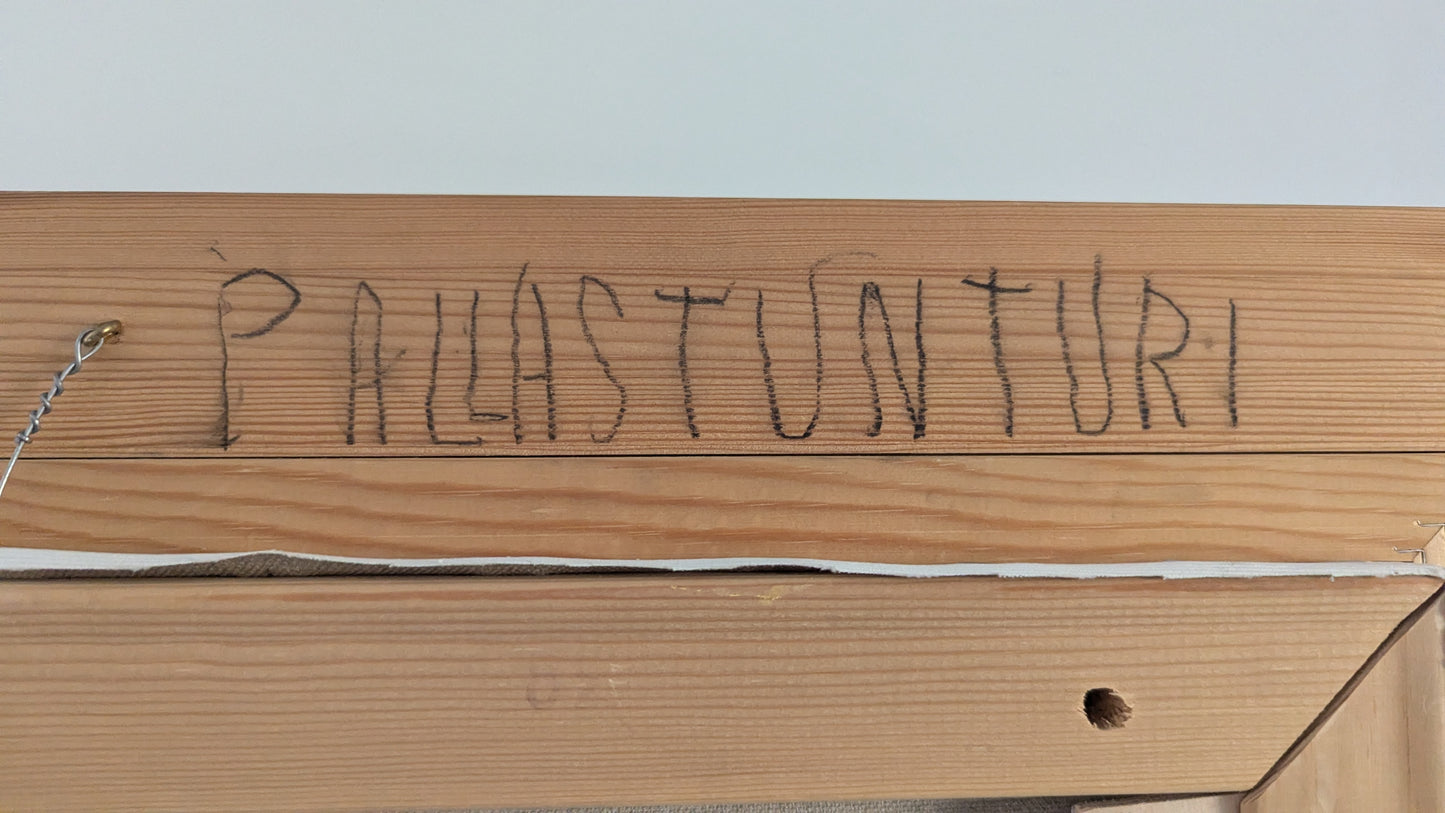 P. Lehtinen - Pallastunturi (Signeerattu Öljyvärimaalaus)