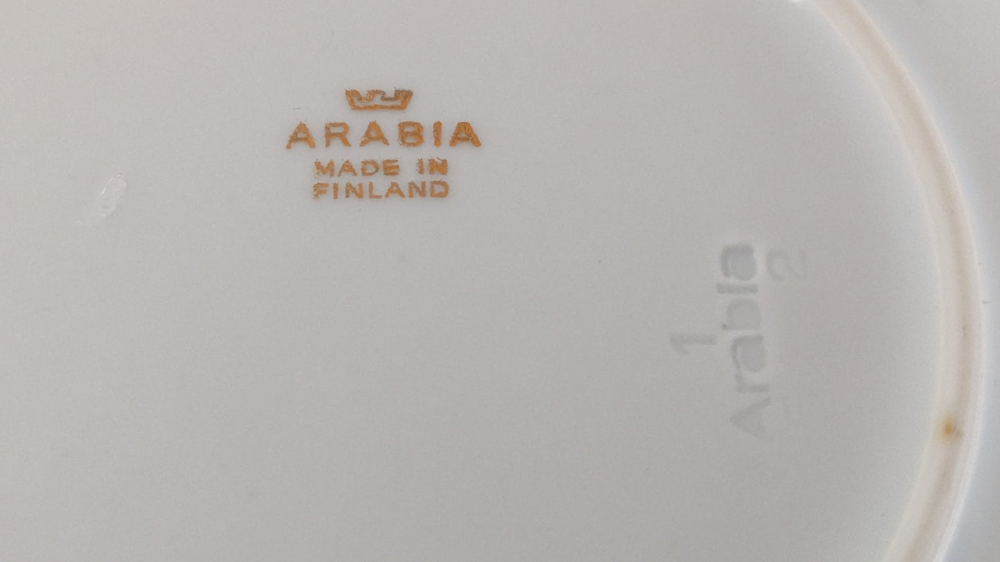 Arabia Keiju Leipälautanen / Leivoslautanen (6kpl, 1954-1970, Raija Uosikkinen)