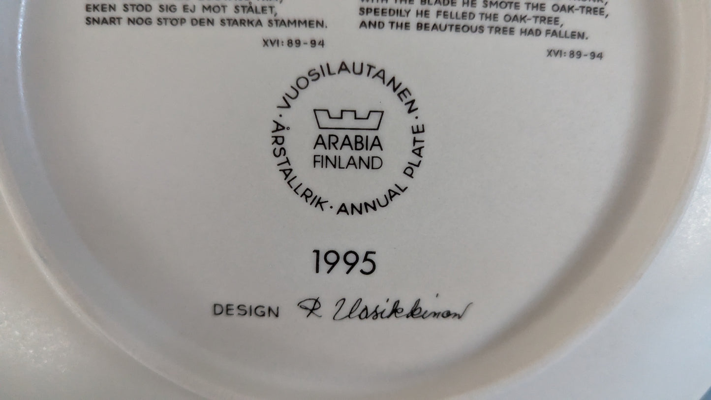 Arabia Kalevala Vuosilautanen 1995 (Raija Uosikkinen)