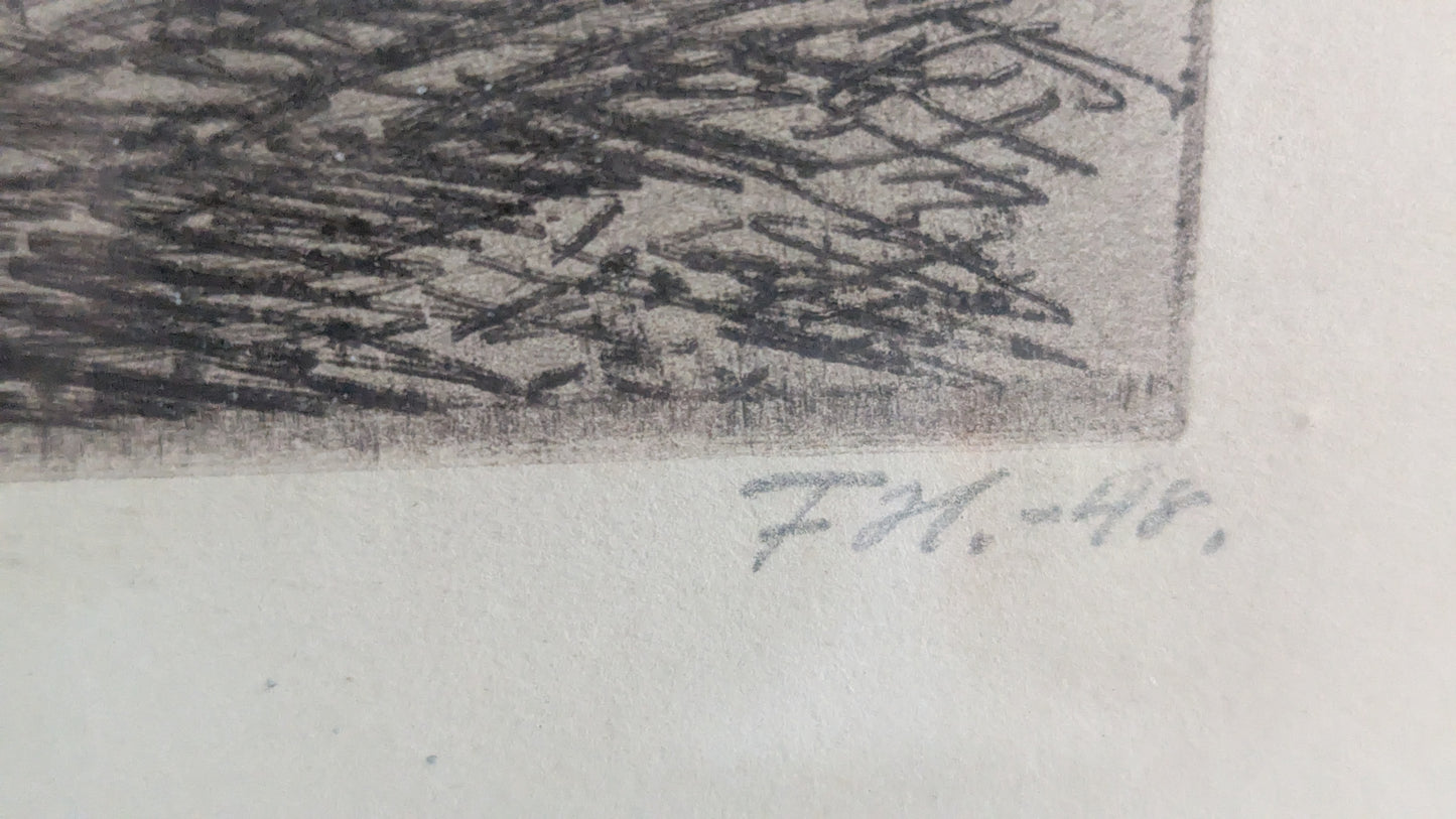 Frans Hautala - Signeerattu Etsaus (1948)