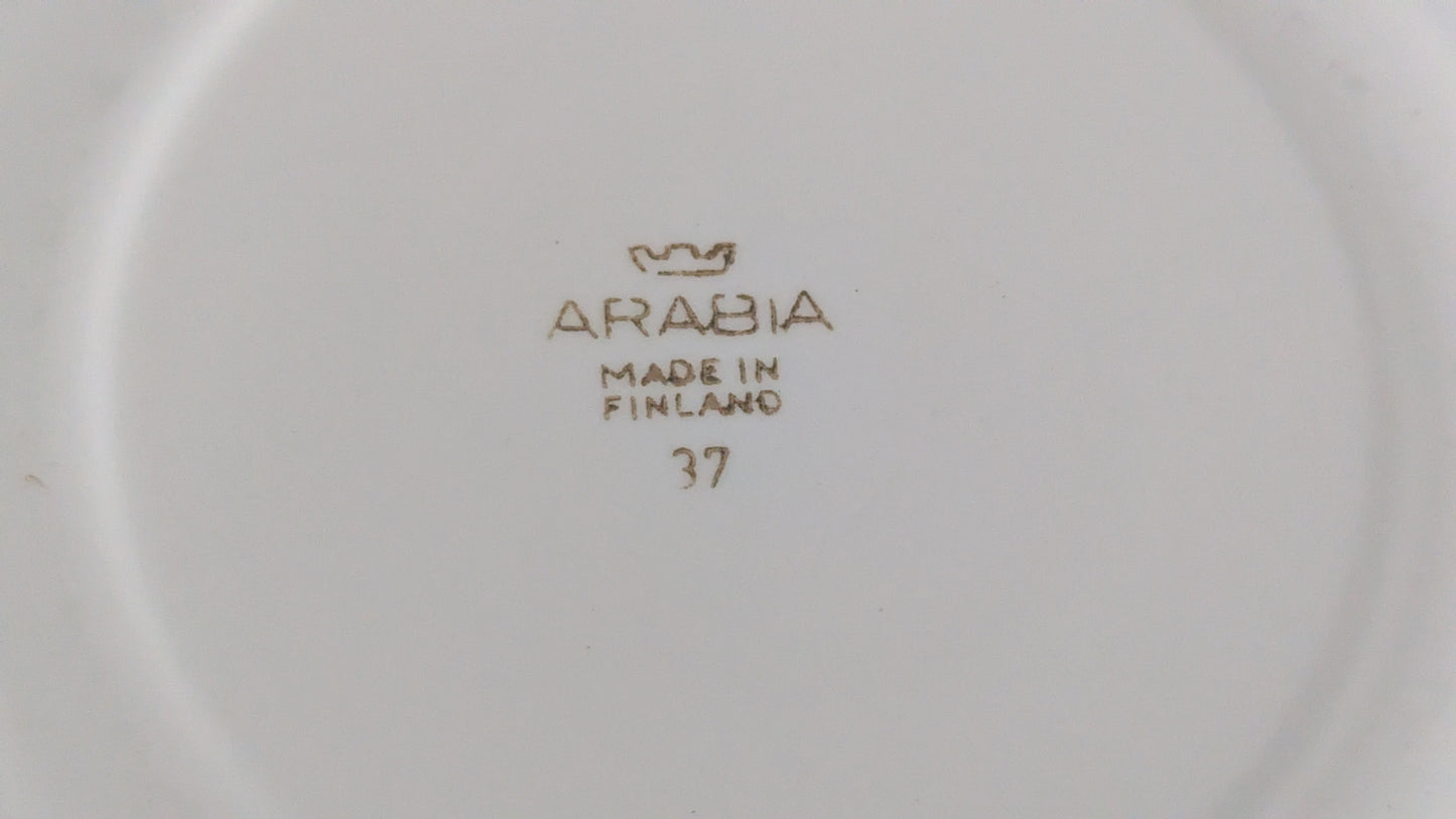 Arabia Minerva Leivoslautanen / Leipälautanen (6kpl, 1953-1964, Olga Osol)