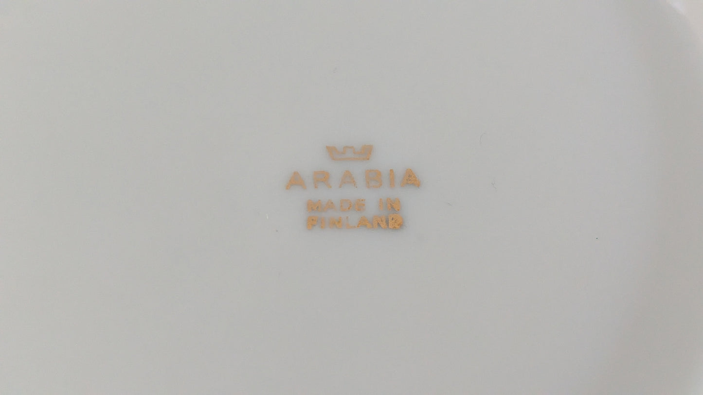 Arabia Lemmikki Leivoslautanen / Leipälautanen (9kpl, 1960-luku)