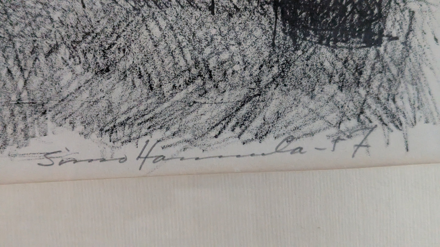 Simo Hannula - Signeerattu Grafiikka (1957)