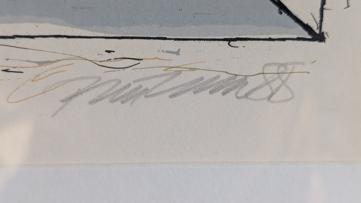 Raimo Kanerva - Kotka (Signeerattu Kaupunkisarjan Grafiikka, 1988)