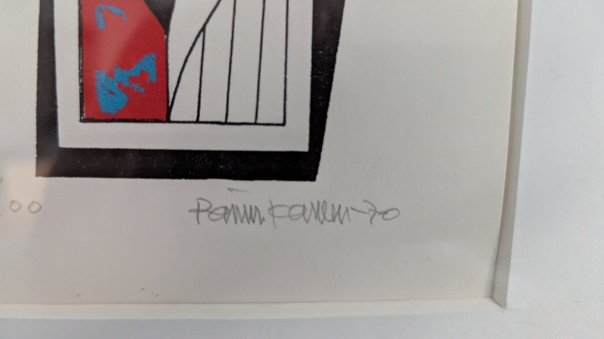 Raimo Kanerva - Signeerattu Grafiikka (1970)