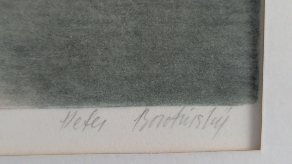 Peter Borotinskij - Signeerattu Grafiikka (Numeroitu 77/175)