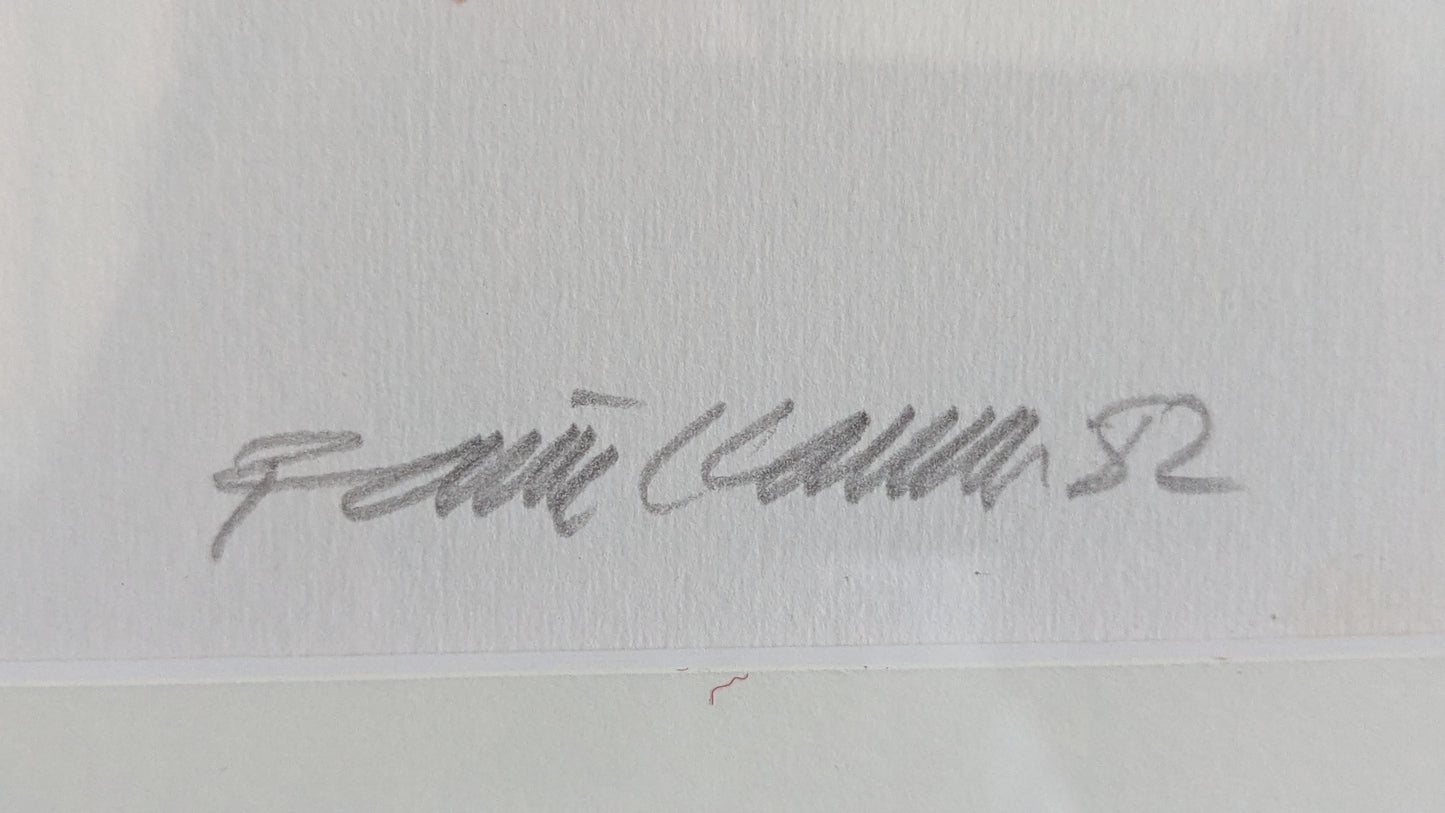 Raimo Kanerva - Aakkoset (Signeerattu Grafiikka 1982)