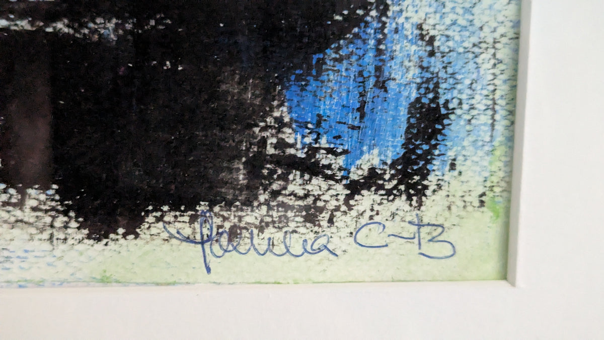 Johanna Cedercreutz - Signeerattu Akvarellimaalaus