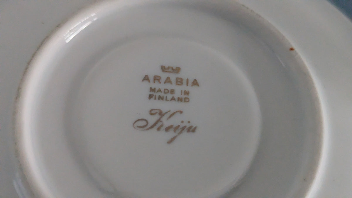 Arabia Keiju Kahviastiasto 12-Hengelle (24-osaa, 1954-1970, Raija Uosikkinen)