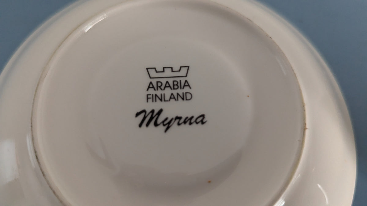 Arabia Myrna Kahviastiasto 12-Hengelle (24-osaa, 1937-2005, Olga Osol)
