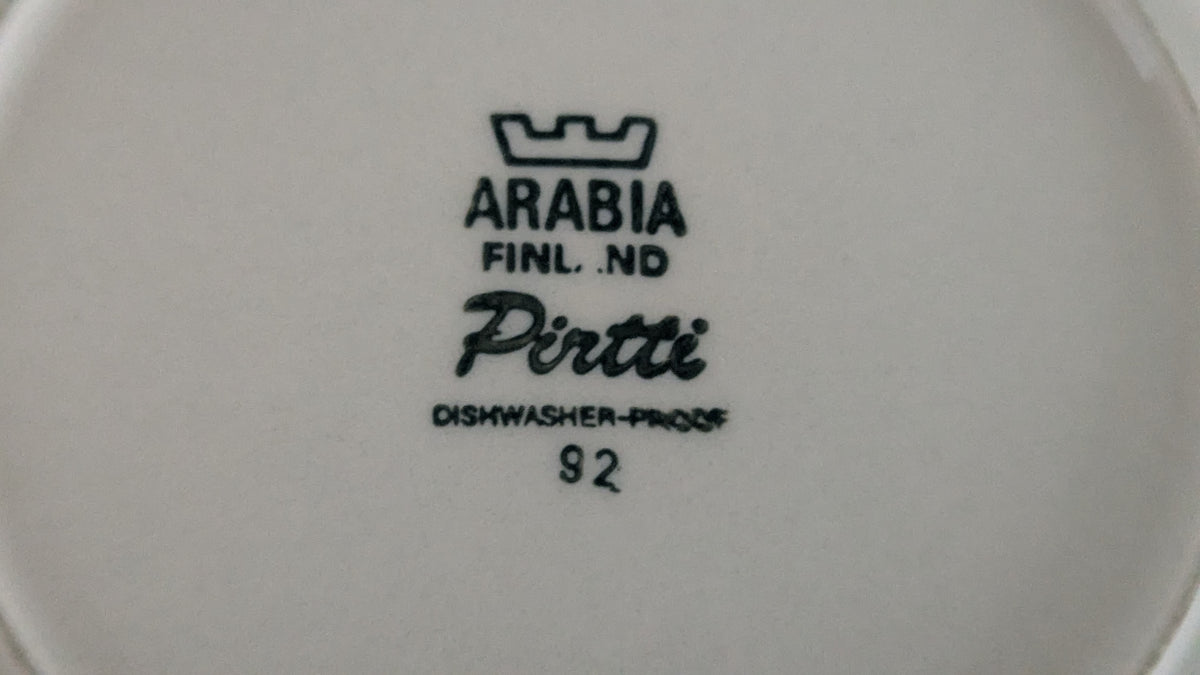 Arabia Pirtti Leivoslautanen / Leipälautanen (11kpl, 1971-1986, Raija Uosikkinen)