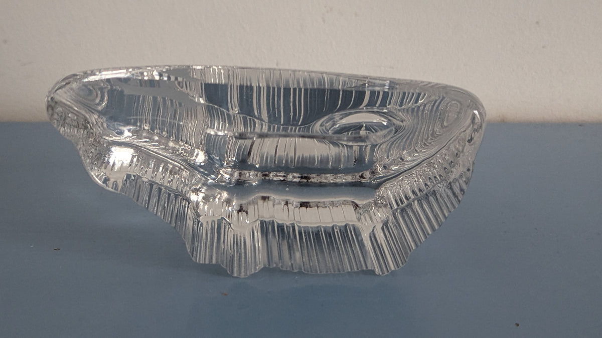 Iittala Kuutamo Tunturilla Koriste-esine / Lasipaino (1983-1991, Valto Kokko)