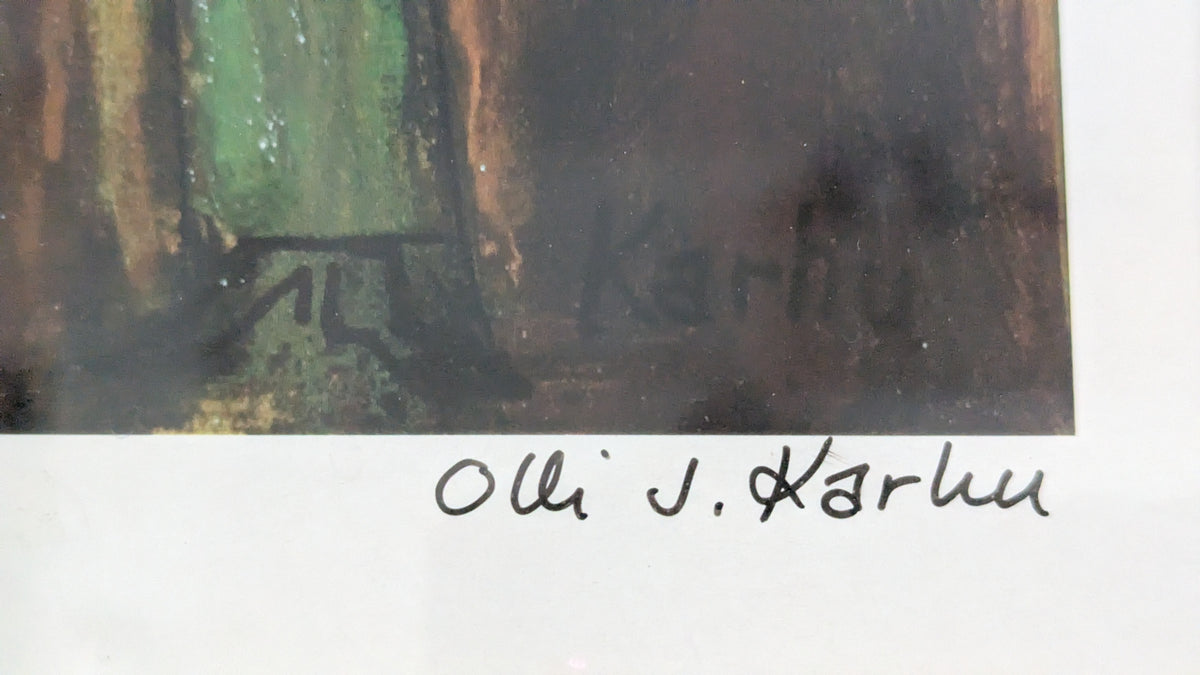 Olli J. Karhu - Signeerattu Grafiikka (Numeroitu 15/30)