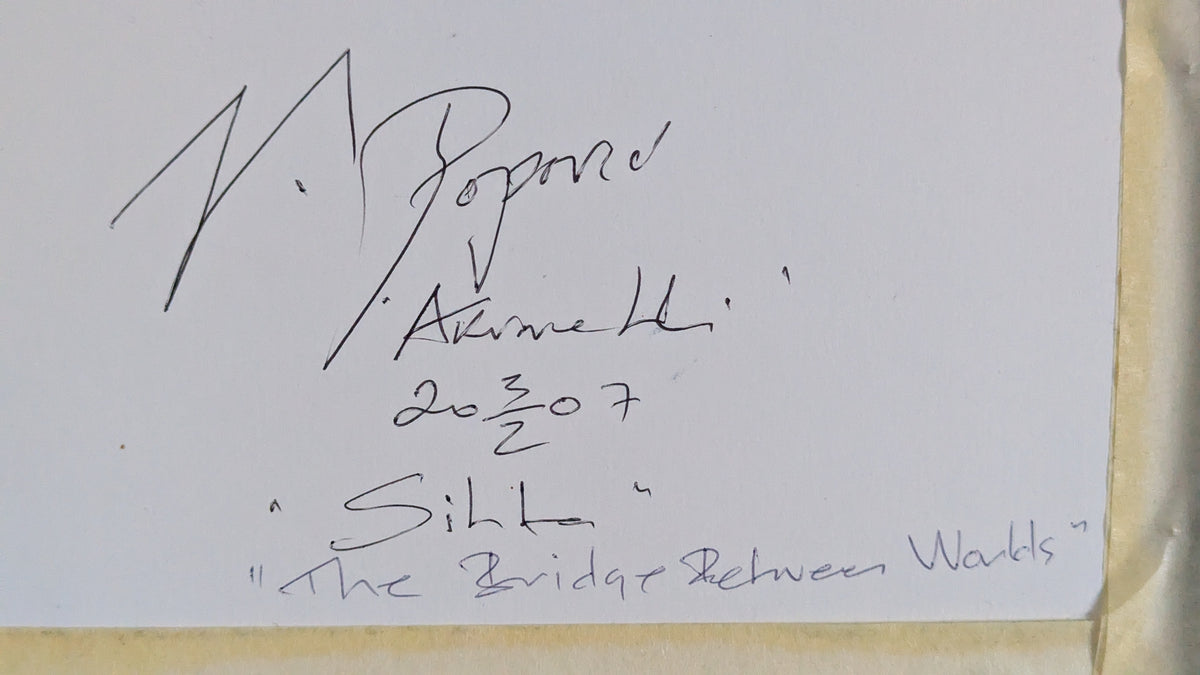 Vladan Popović - Silta (Signeerattu Akvarellimaalaus 2007)