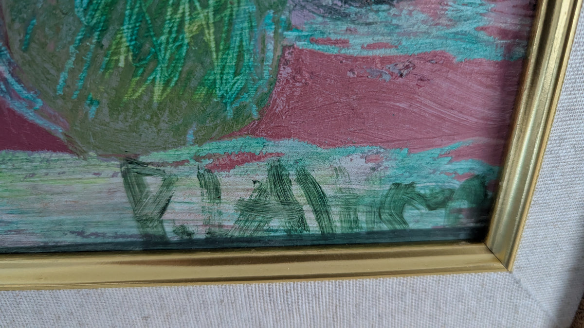 Pekka Laiho - Signeerattu Öljyvärimaalaus