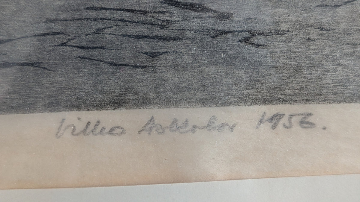 Vilho Askola - Signeerattu Puupiirros (1956)