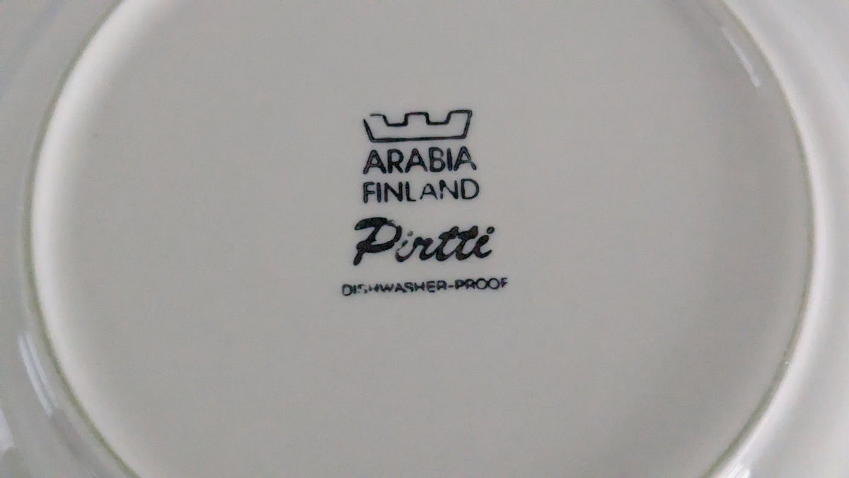 Arabia Pirtti Leivoslautanen / Leipälautanen (14kpl, 1971-1986, Raija Uosikkinen)