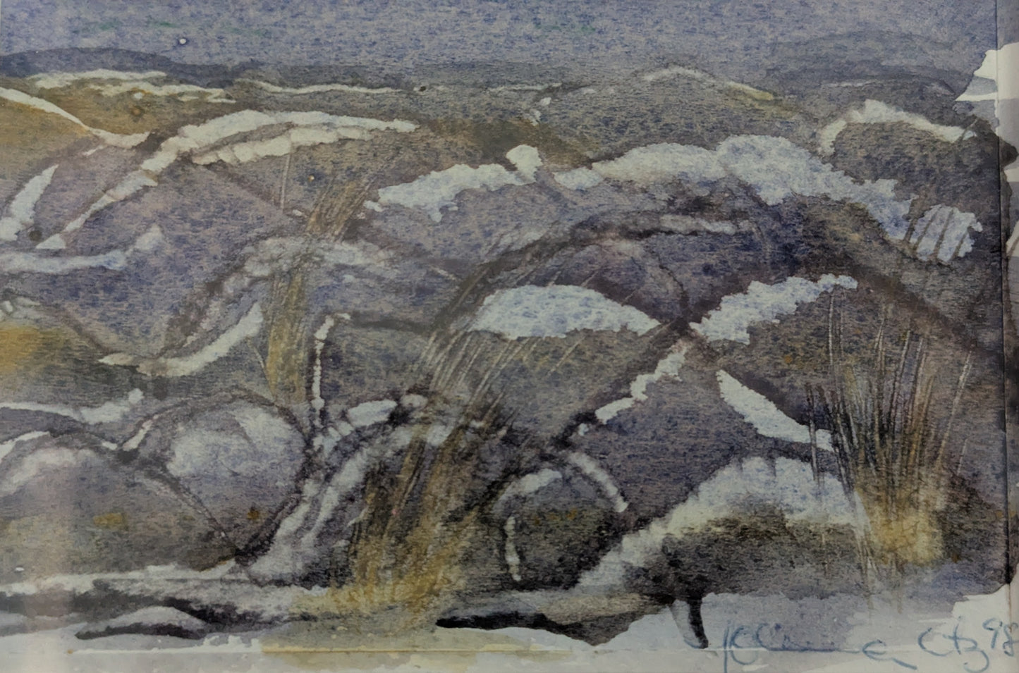 Signeerattu Akvarellimaalaus (1998)